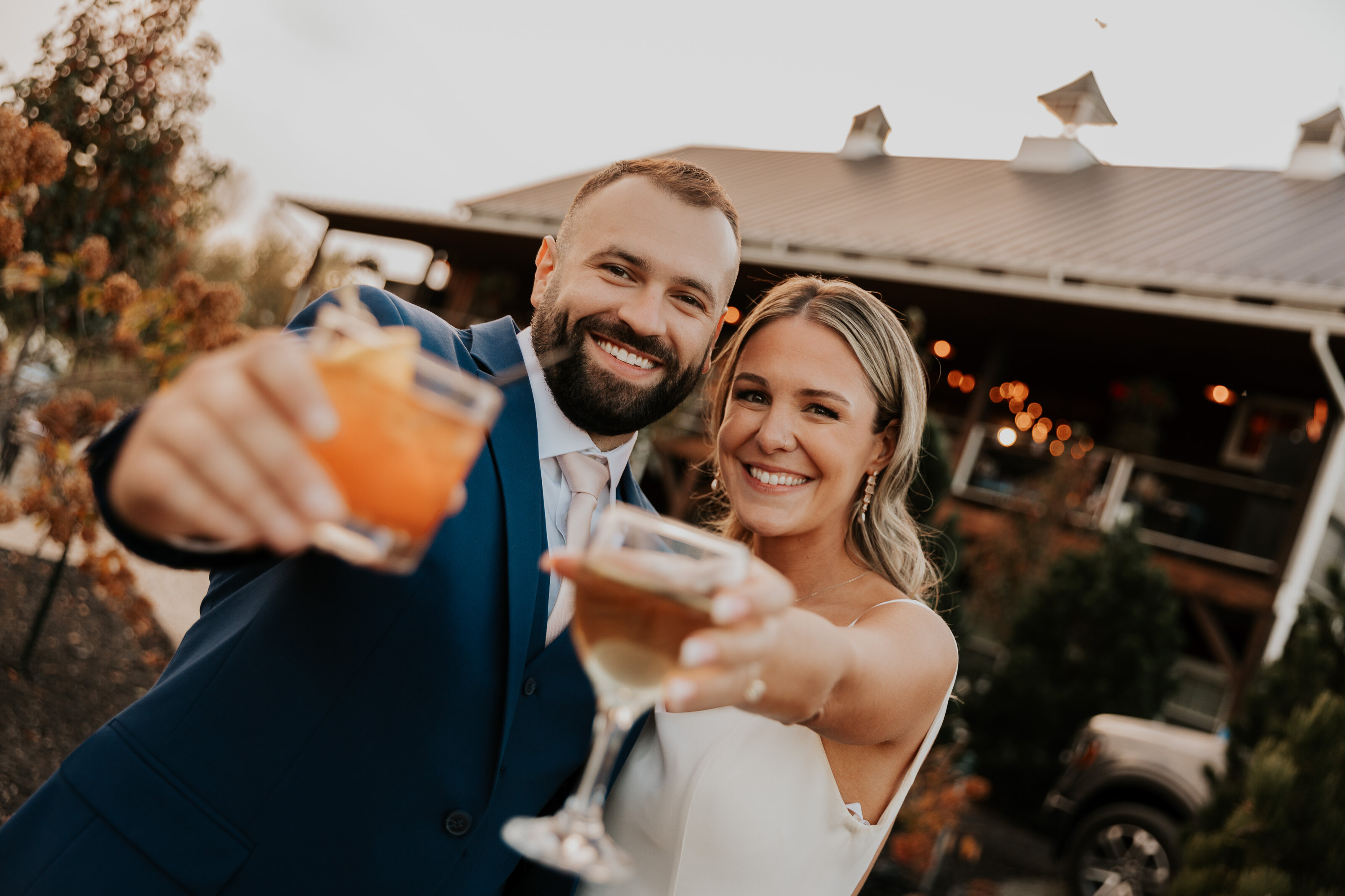 Wedding flowers and reception detail